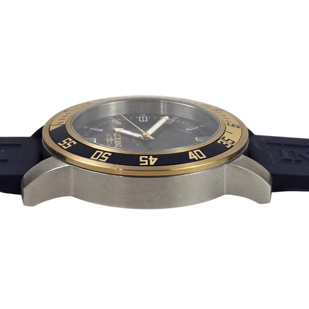 Invicta Specialty Men's Watch 12847 Blue Dial Stainless & Silicon SEE VIDEO